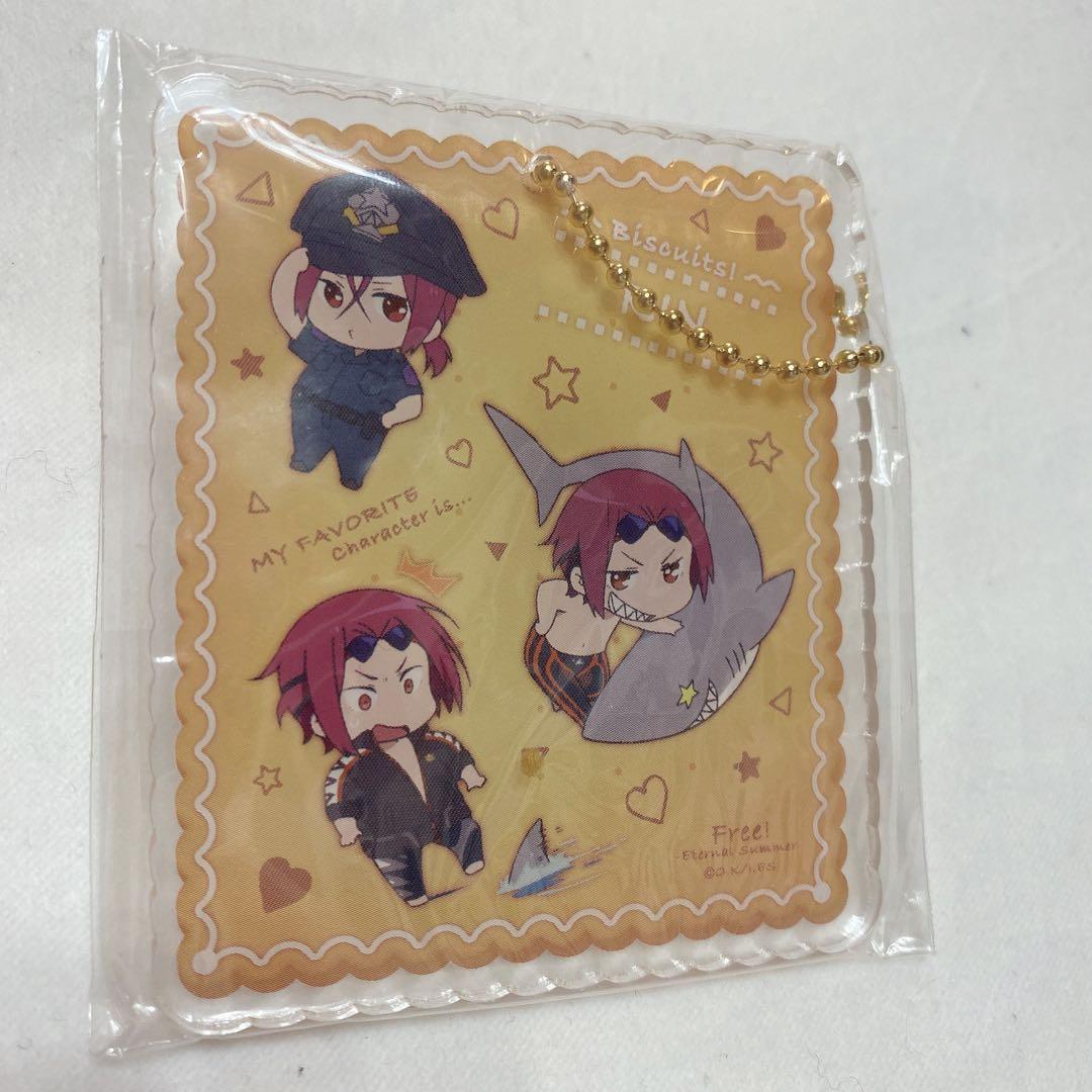 松岡凛 Free! ハート型缶バッジ キーホルダー クッキー - メルカリ