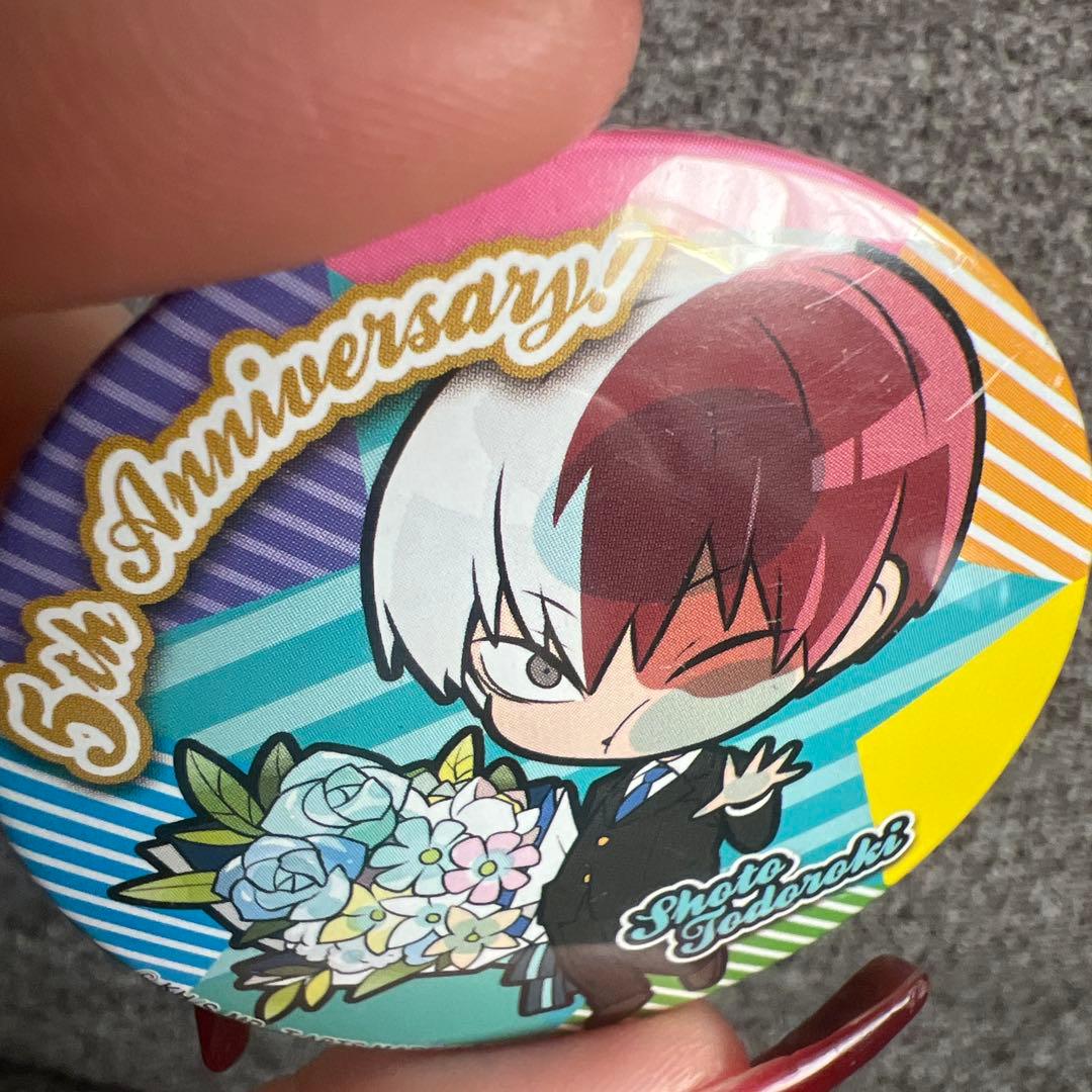 僕のヒーローアカデミア 5周年記念 轟焦凍 缶バッジ - メルカリ