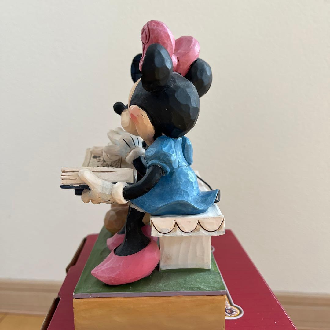ミッキーミニー　置物　ほぼ未使用