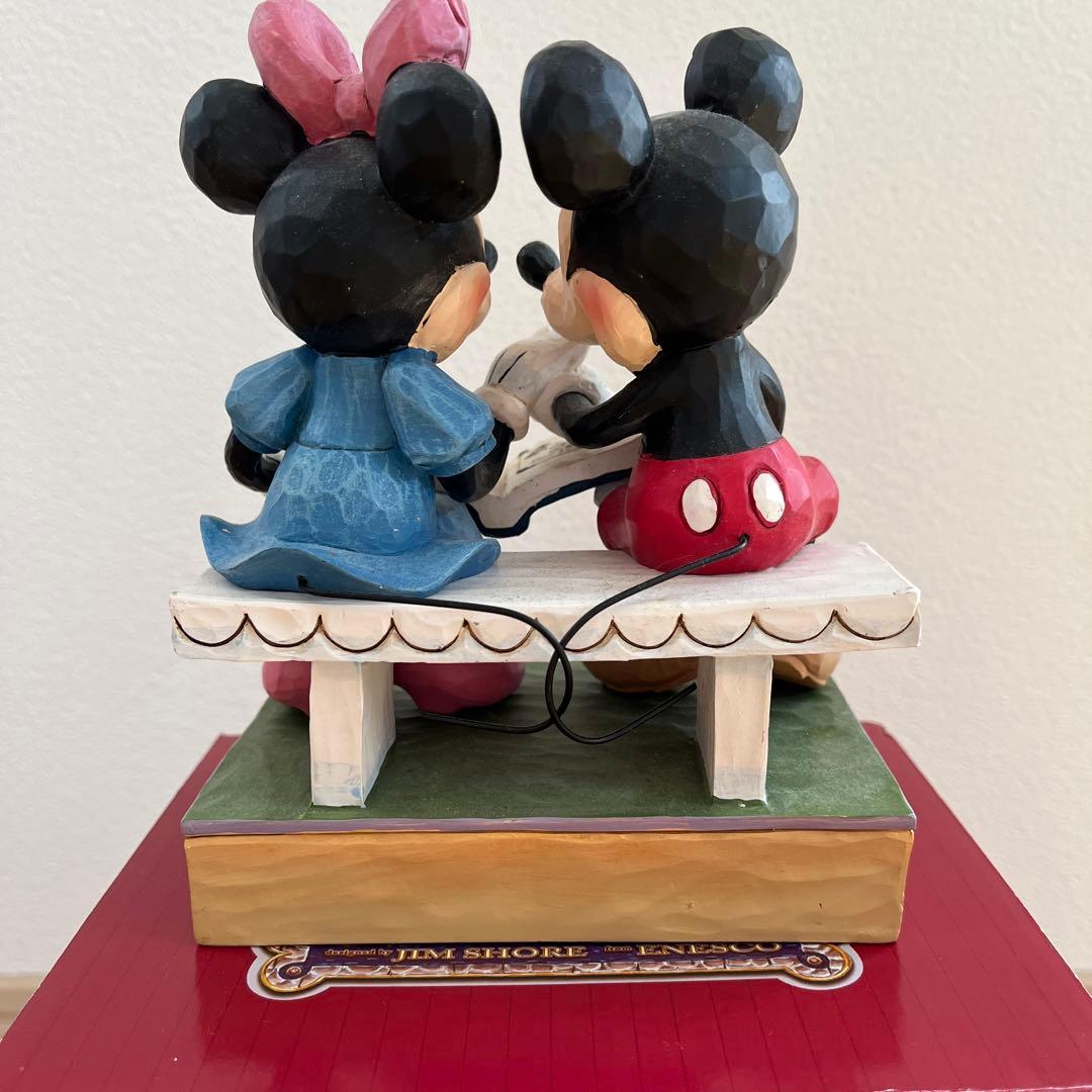 ミッキーミニー　置物　ほぼ未使用