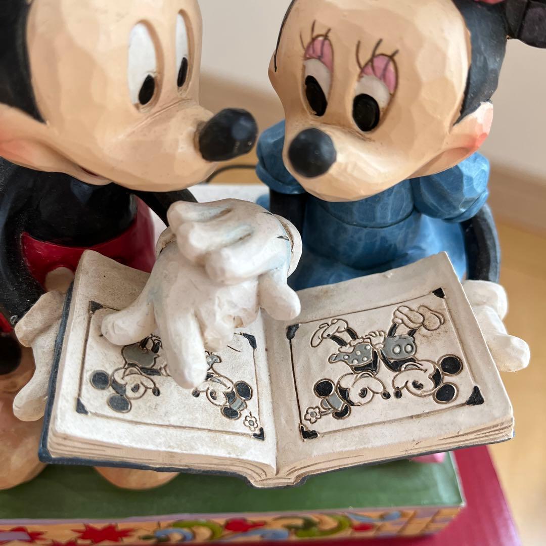 ミッキーミニー　置物　ほぼ未使用
