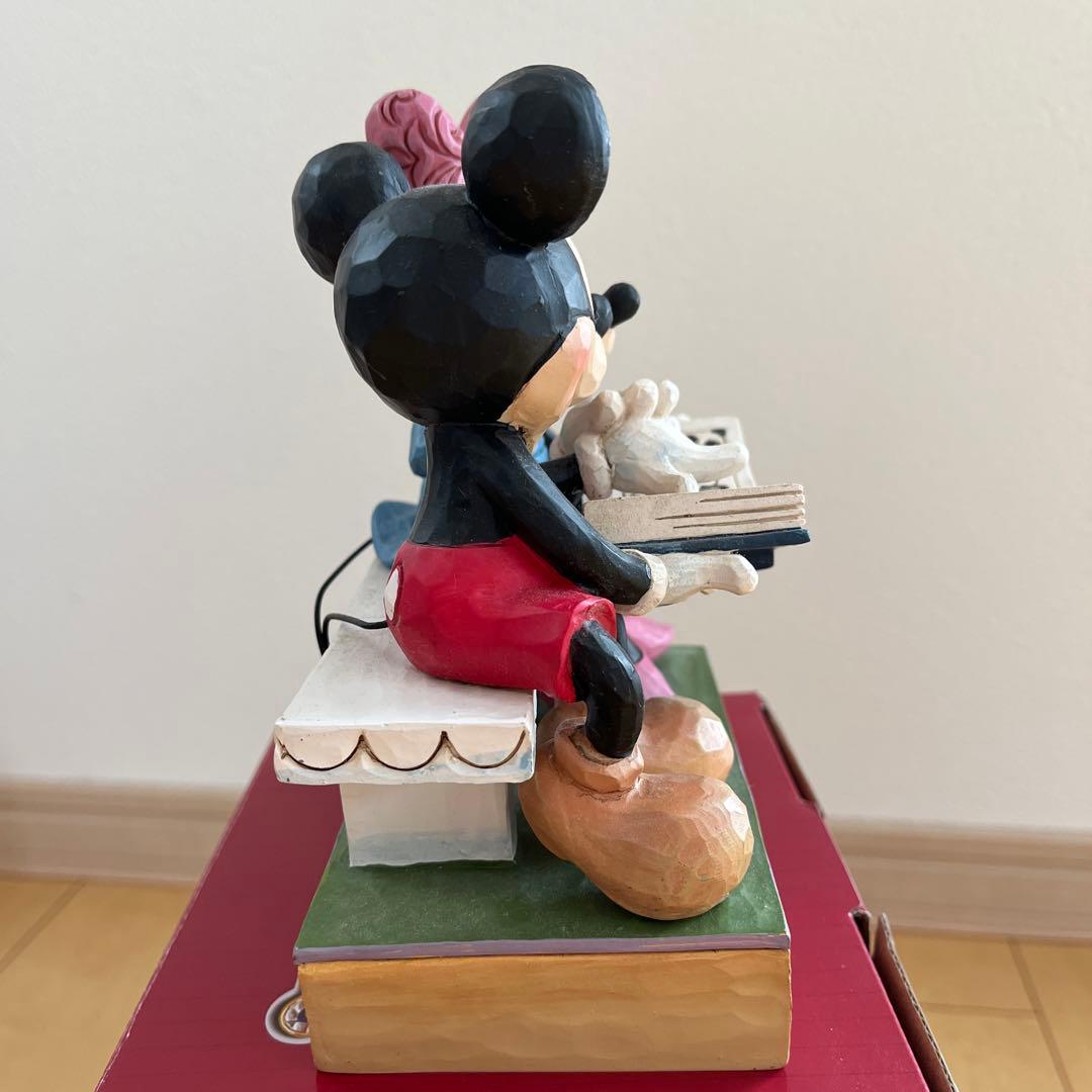 ミッキーミニー　置物　ほぼ未使用
