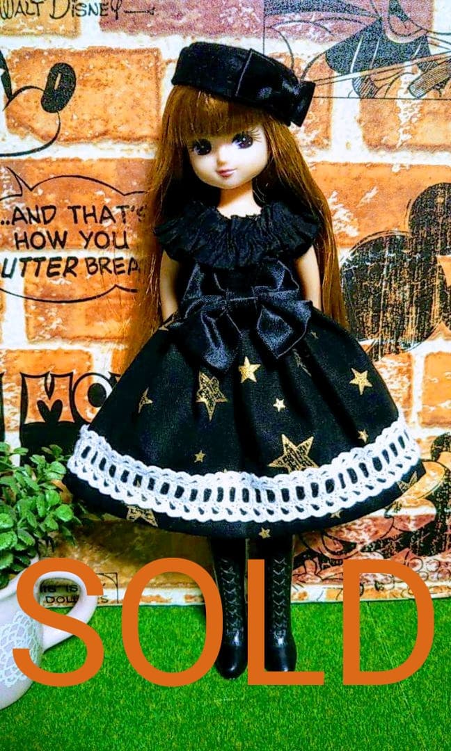 リカちゃん人形　洋服　ハンドメイド　1058