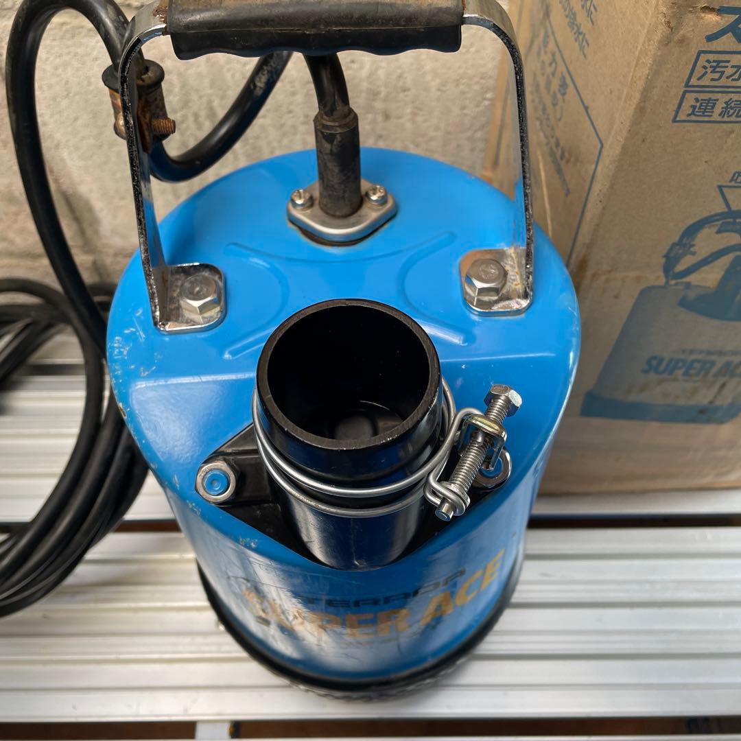 美品】水中ポンプ テラダポンプ S-500N 口径50mm ホースバンド付属