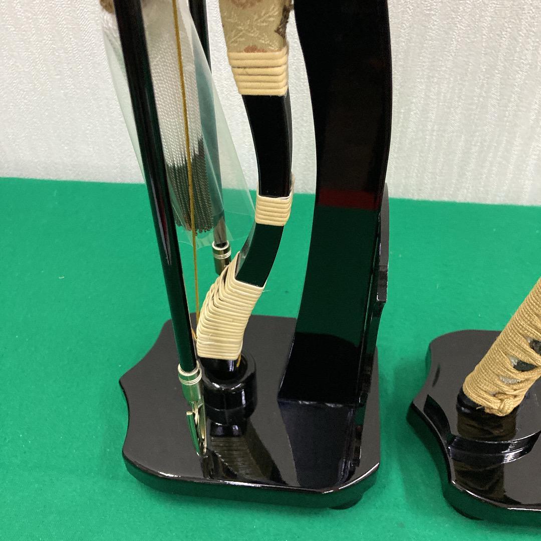 E20　五月人形　弓高さ65㎝位　五月人形弓太刀　五月刀　五月鎧兜飾り