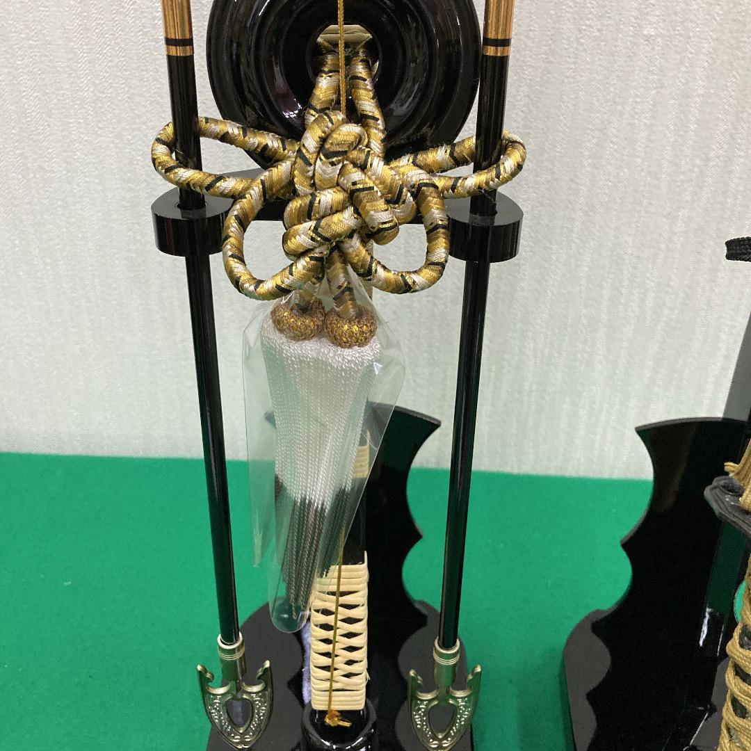 E20　五月人形　弓高さ65㎝位　五月人形弓太刀　五月刀　五月鎧兜飾り