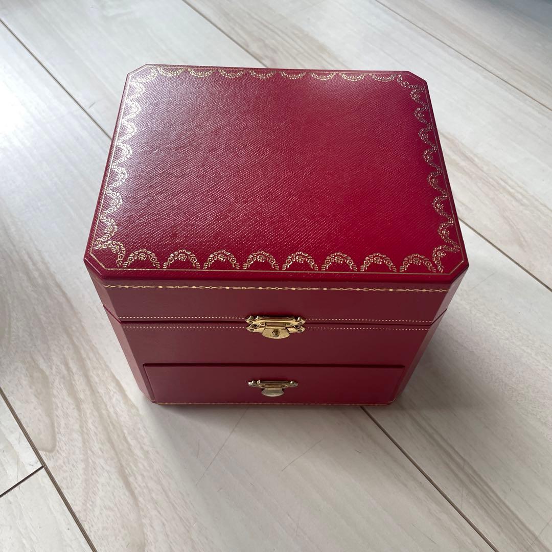 Cartier カルティエ 時計ケース ジュエリーボックス 2段 アレンジ済