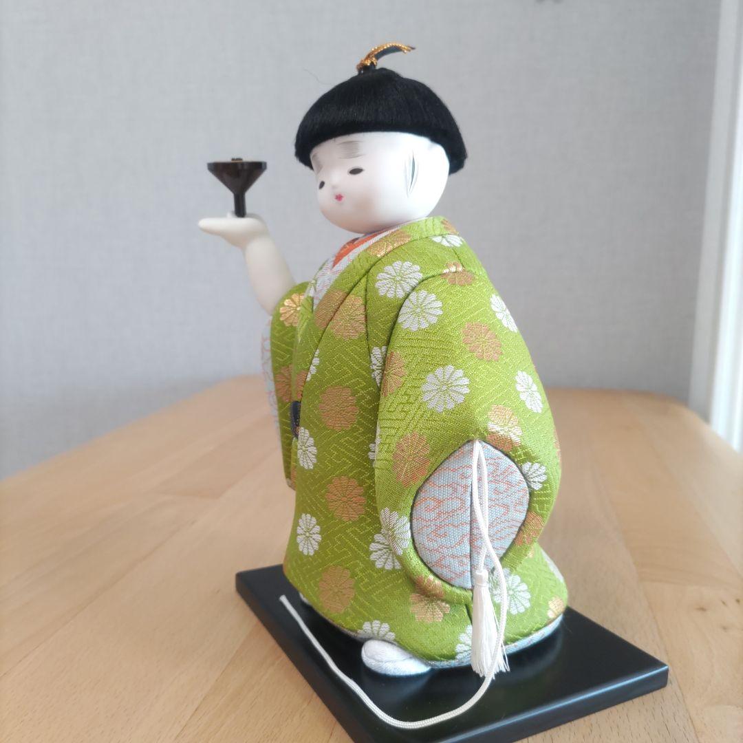 木目込人形❋手乗りコマ❋可愛い男の子❤