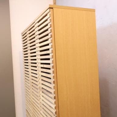 unico ウニコ LIJN レイン ニレ材 トールキャビネット 食器棚 収納