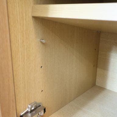 unico ウニコ LIJN レイン ニレ材 トールキャビネット 食器棚 収納