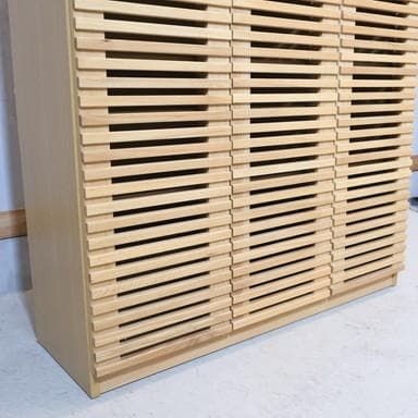 unico ウニコ LIJN レイン ニレ材 トールキャビネット 食器棚 収納