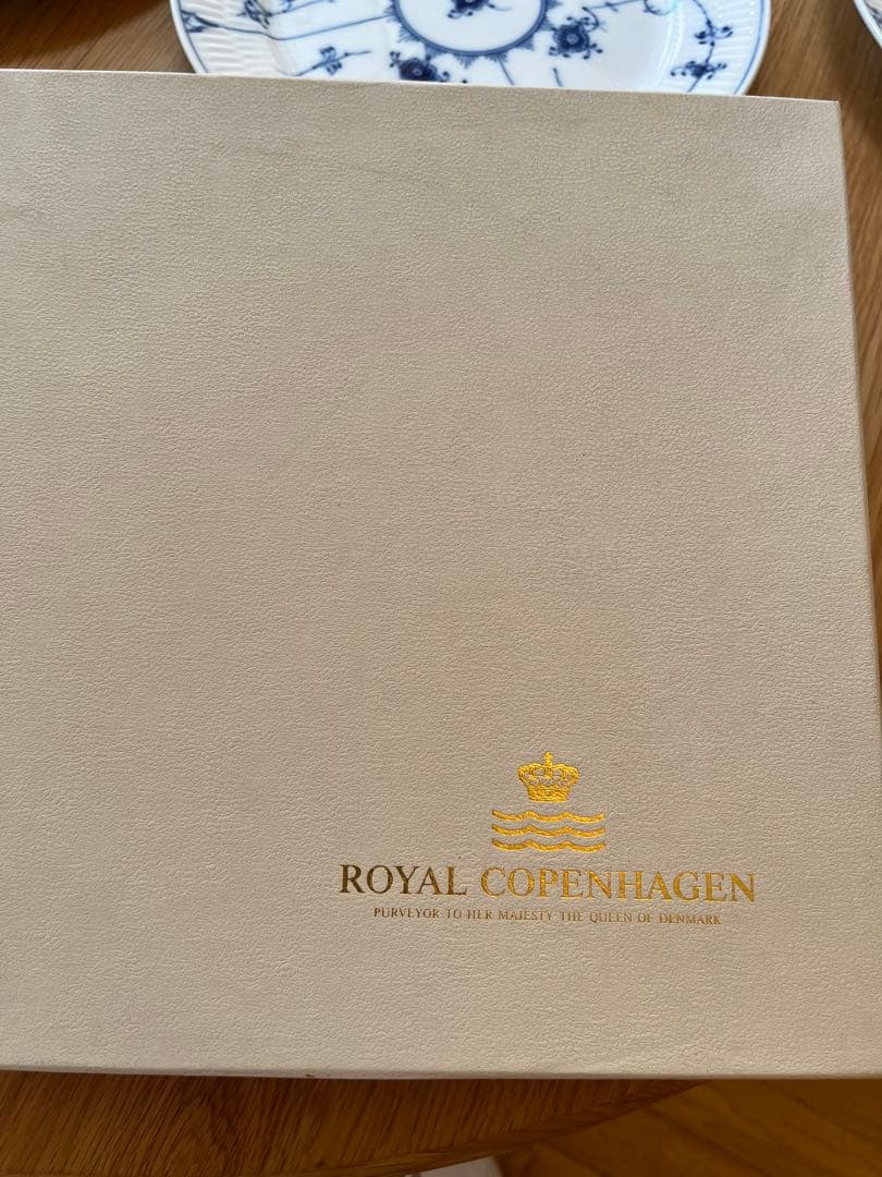 ロイヤルコペンハーゲン　ブルーフルーデッドプレイン　25cm 4枚