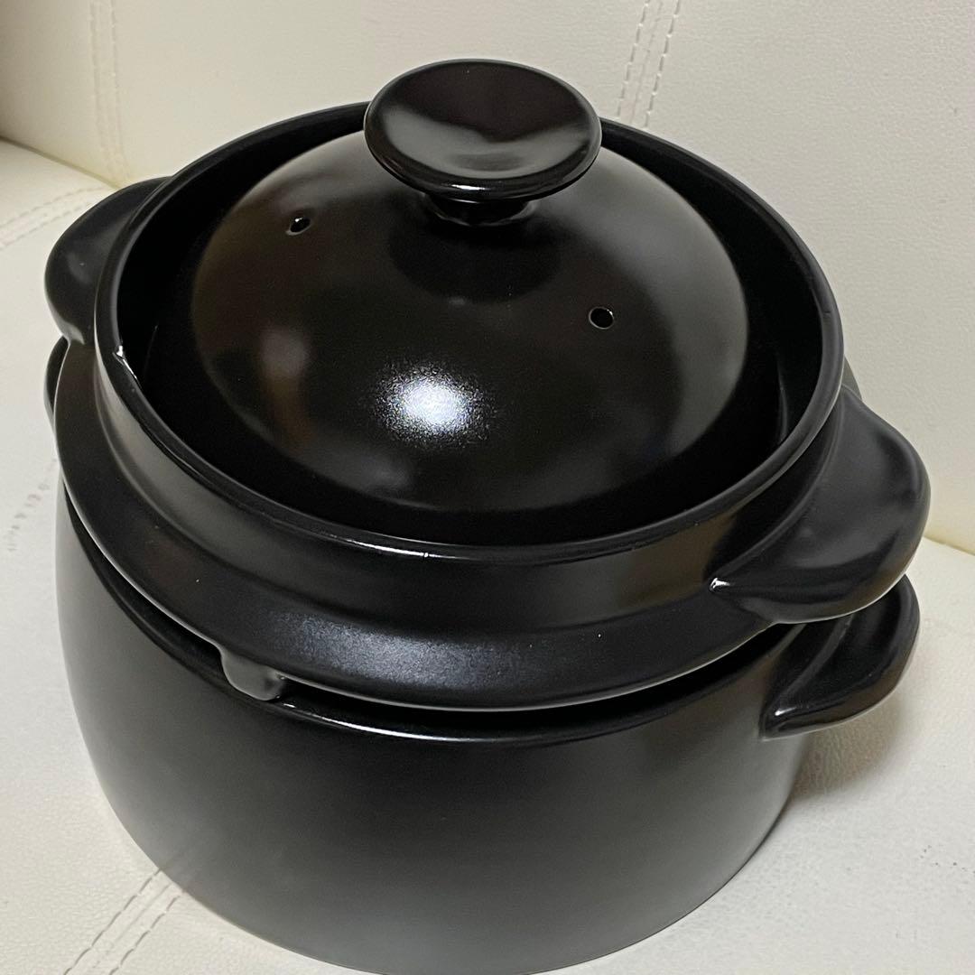 クリヤマ かまどご飯釜(大) WA-030 3合 説明書/料理集付