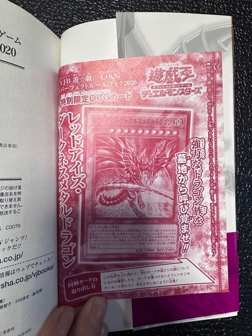 遊戯王 パーフェクトルールブック2020 レッドアイズダークネスメタル