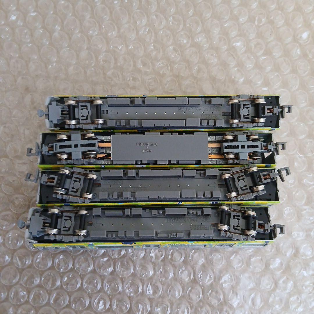 グリーンマックス 名鉄3300系 エコムーブトレイン 4両セット ジャンク