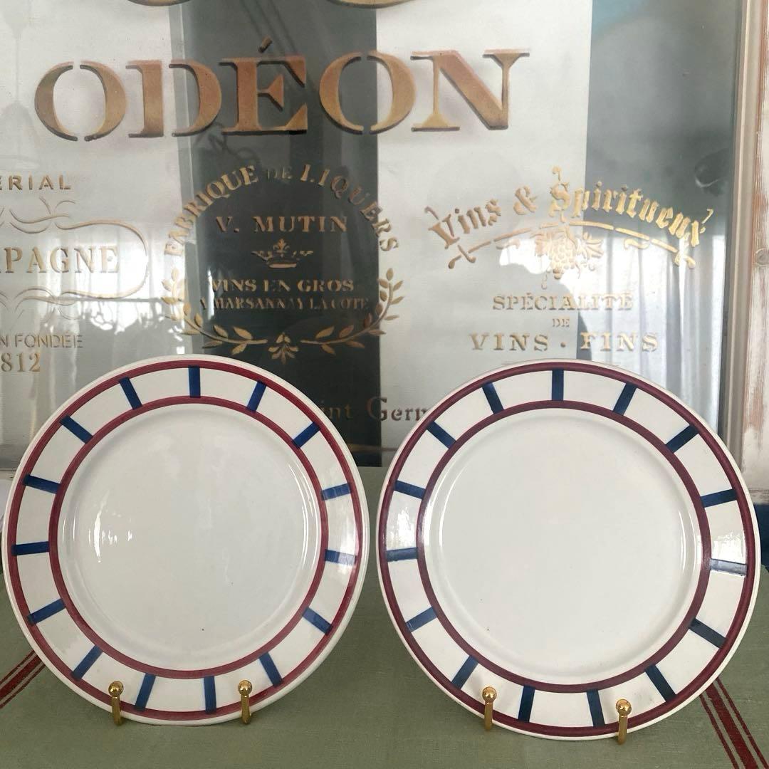 HBCM Béarn クレイユエモントロー バスク プレートセット【B】