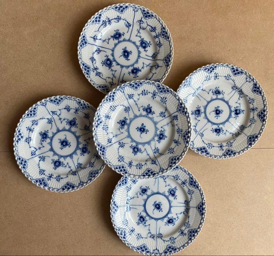 未使用　ロイヤルコペンハーゲン　フルレース　5枚