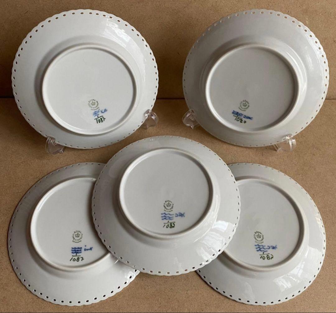 未使用　ロイヤルコペンハーゲン　フルレース　5枚