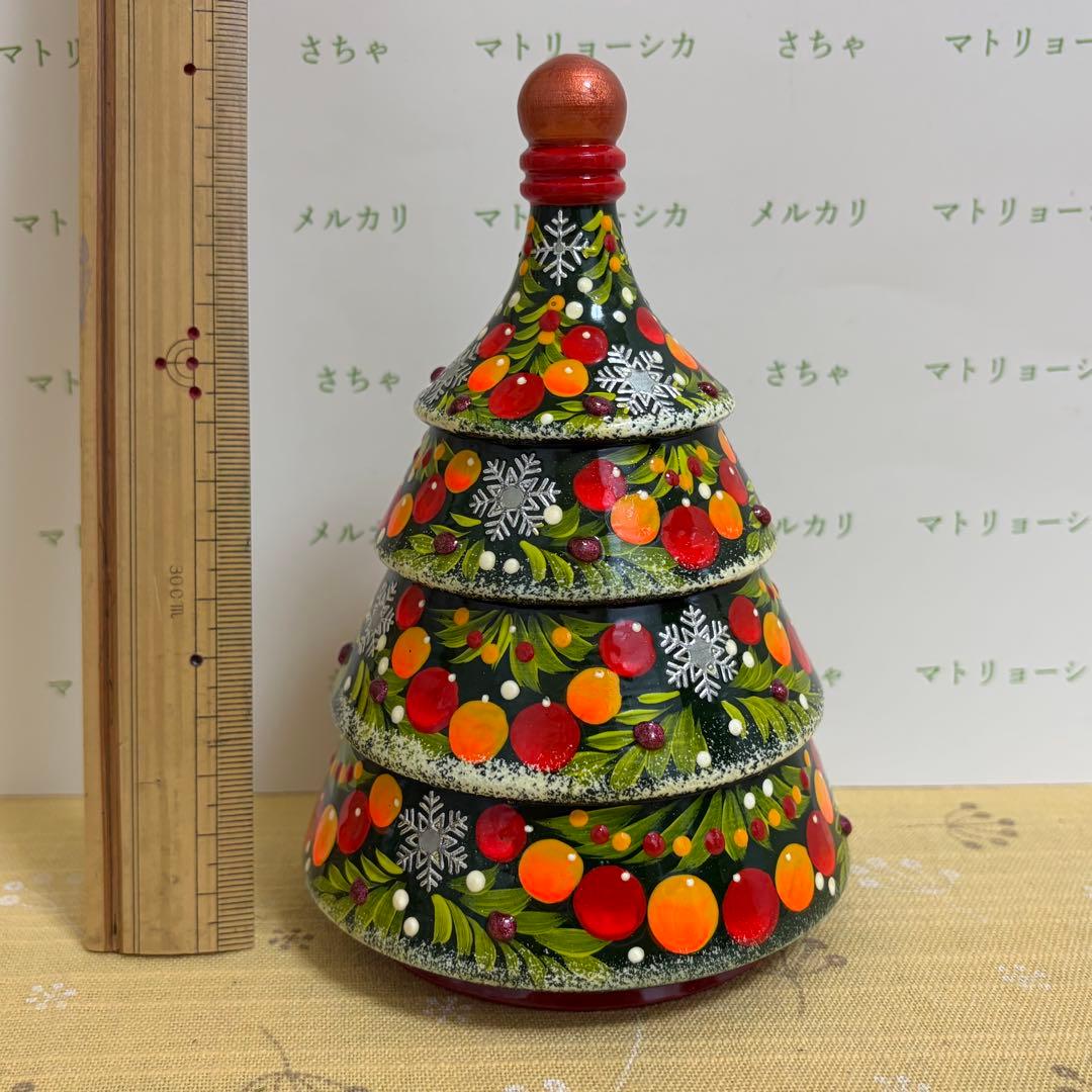クリスマスツリー　マトリョーシカ　チェブラーシカ オーナメント