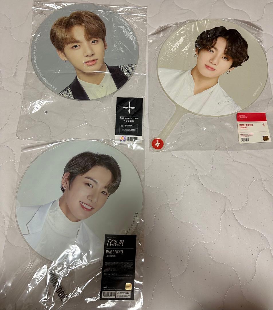 公式】BTS ジョングク グク セット うちわ プレミアムフォト フラッグ