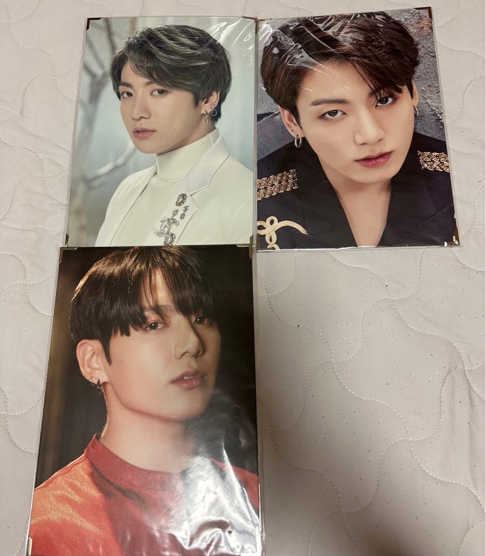 公式】BTS ジョングク グク セット うちわ プレミアムフォト フラッグ