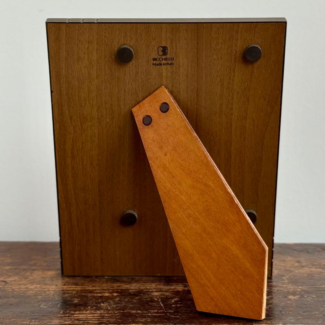 イタリア製 BICCHIELLI 真鍮 フォトフレーム 写真立て ヴィンテージ