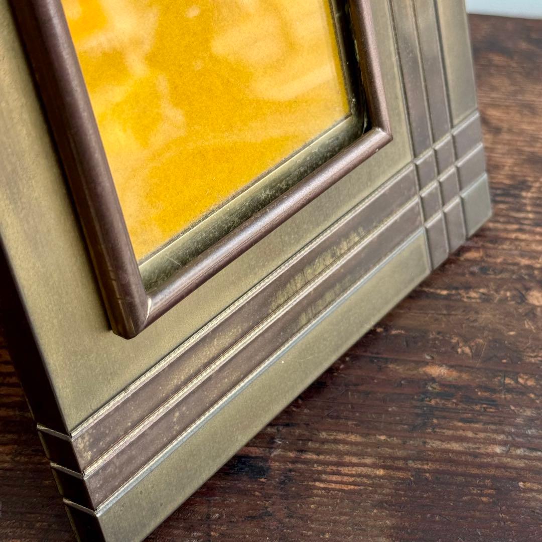 イタリア製 BICCHIELLI 真鍮 フォトフレーム 写真立て ヴィンテージ