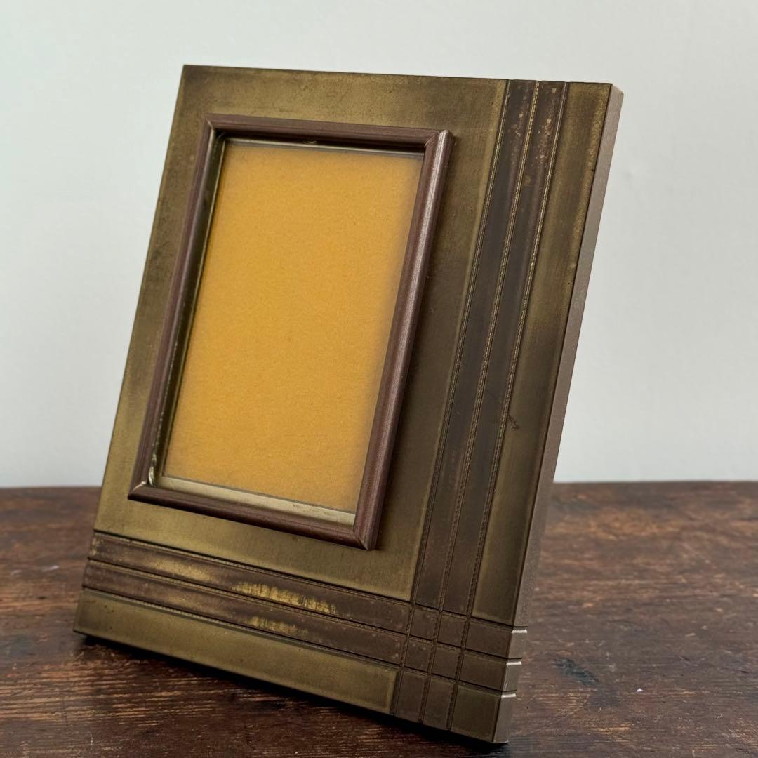 イタリア製 BICCHIELLI 真鍮 フォトフレーム 写真立て ヴィンテージ