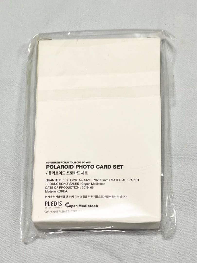 SEVENTEEN ode to you ポラロイドフォトカードセット - メルカリ