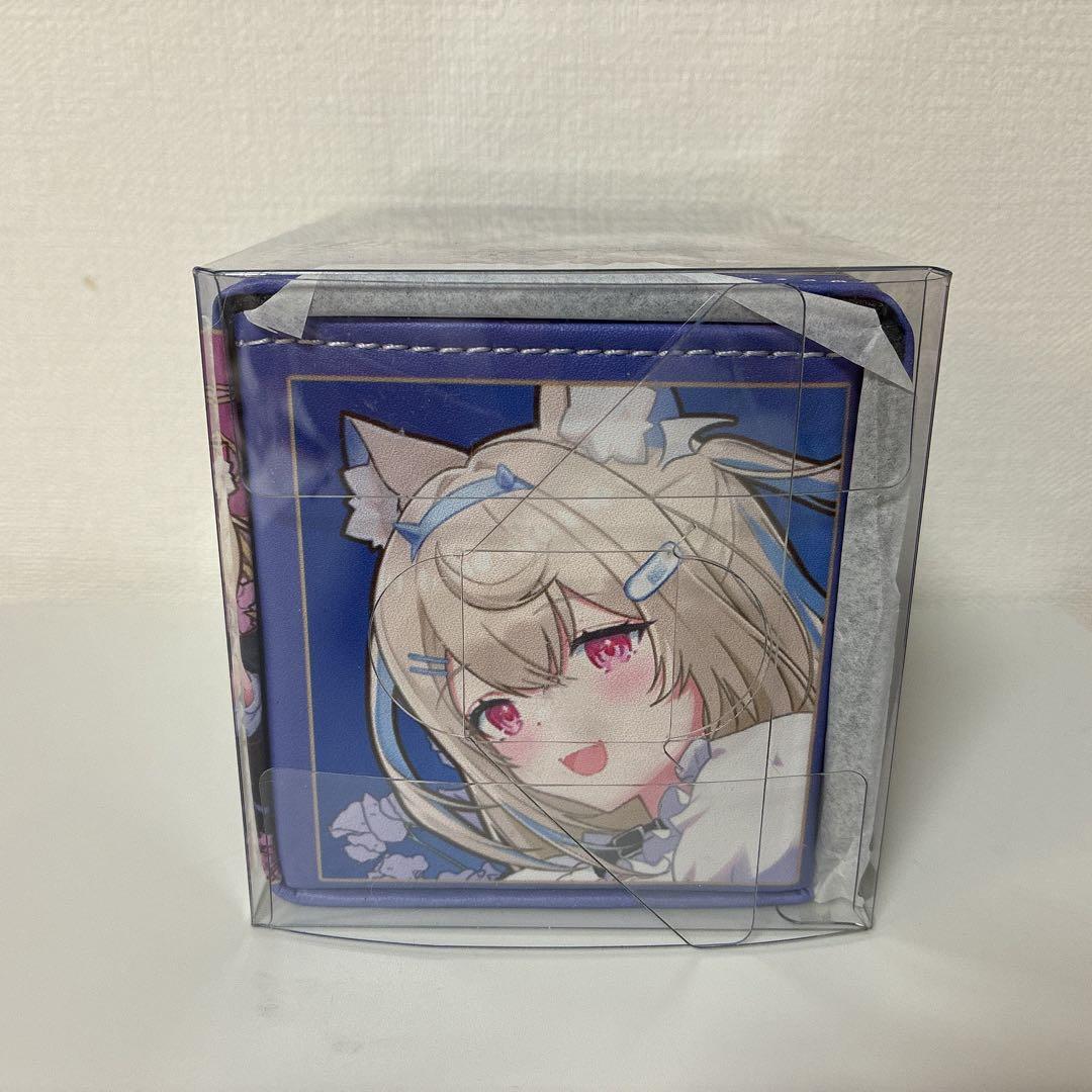 フワモコ】ふわもこ FUWAMOCO デッキケース ホロライブ ホロカ 青 赤