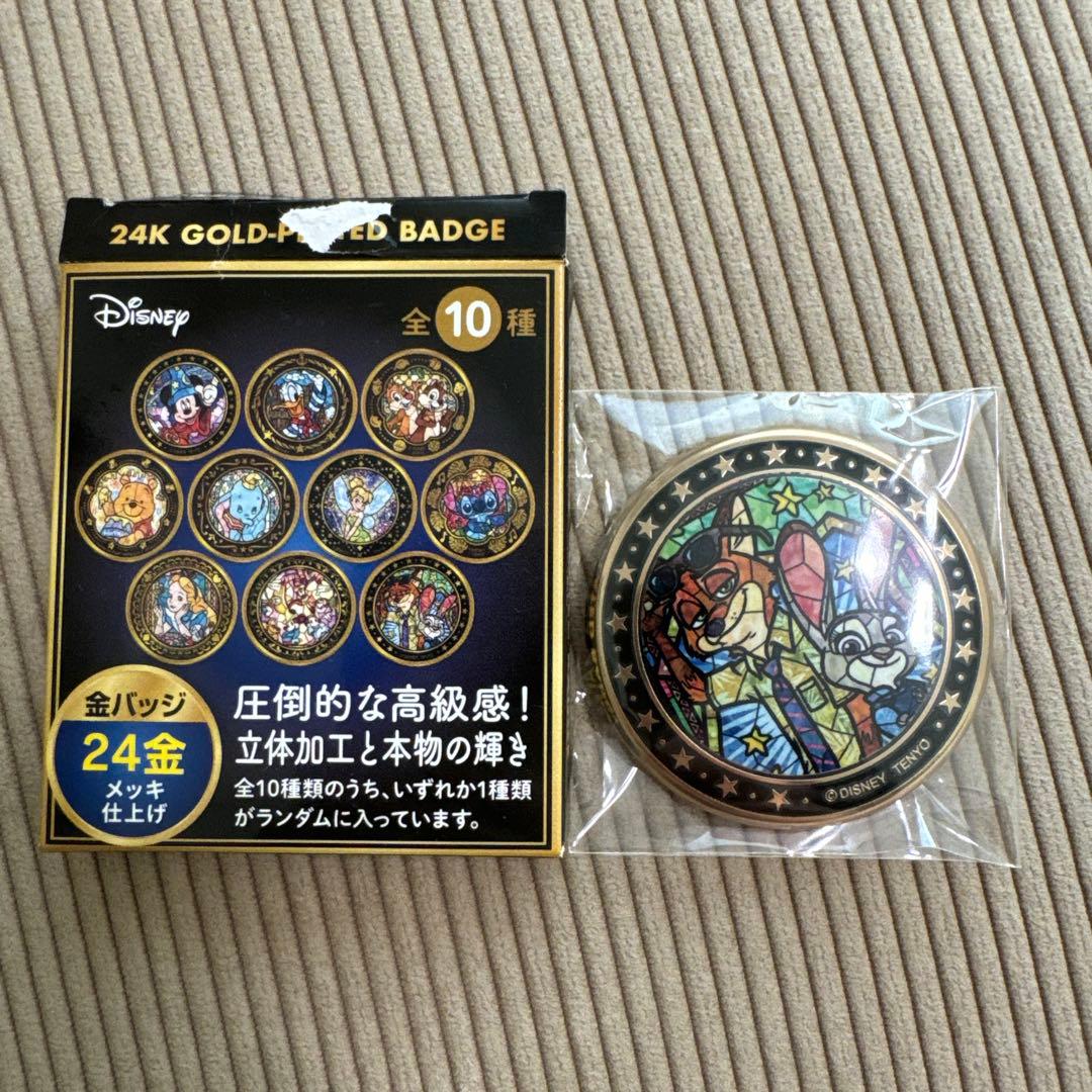 ズートピア 缶バッジ 金バッジ 24金メッキ仕上げ - メルカリ