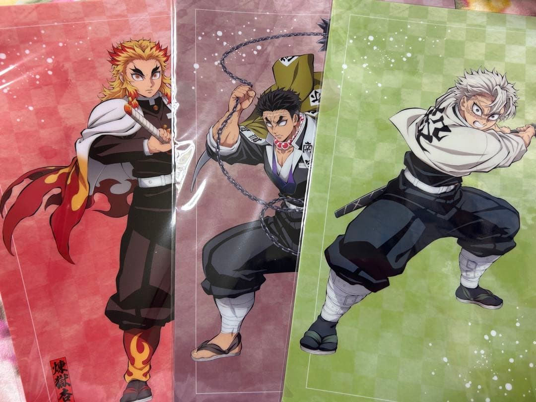 鬼滅の刃 アニプレックスオンラインくじ クリアファイル&クリア色紙