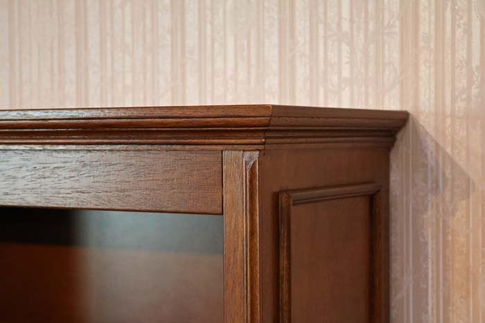 イタリア 本棚 ブックケース 木製 完成品 象嵌 ブックシェルフ