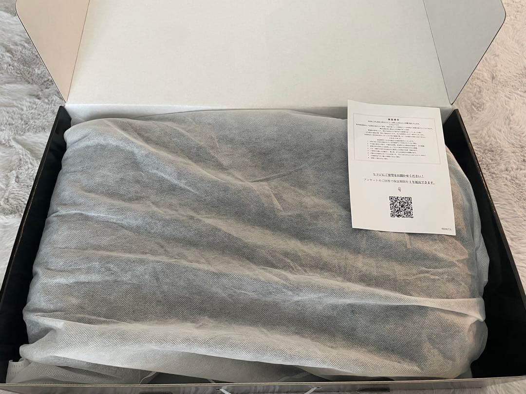 ★未使用　ヒツジのいらない枕　-極柔-　ブラックレーベル枕カバー付き