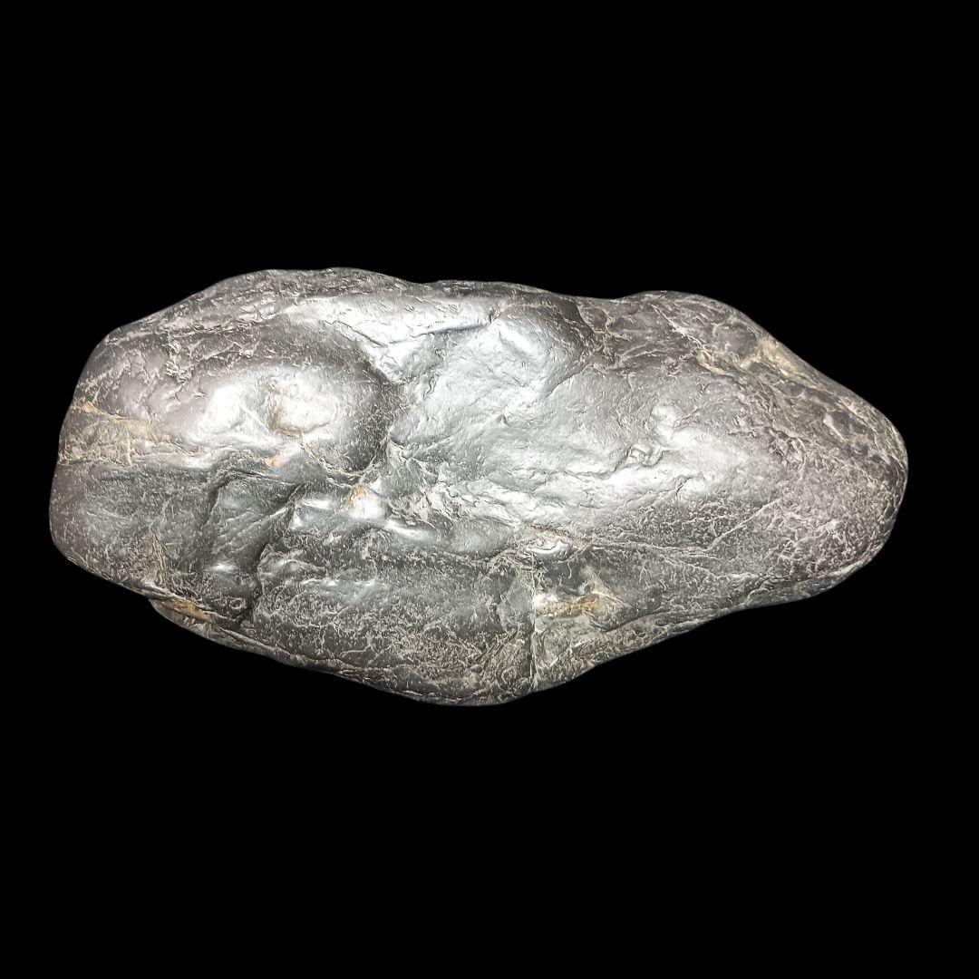 神居古潭石 自然石 水石 鑑賞石 木製台座付き 4.6㎏ - メルカリ