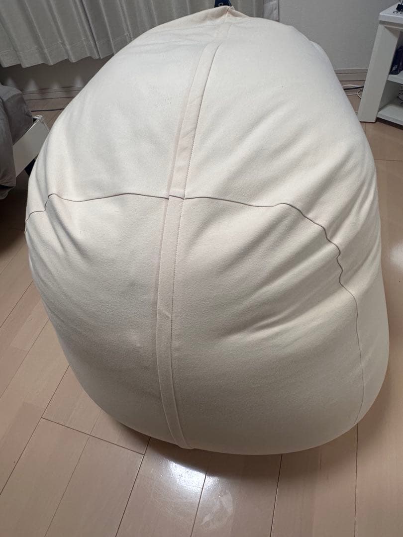 Yogibo Lounger ヨギボー ビーズクッション クリームホワイト