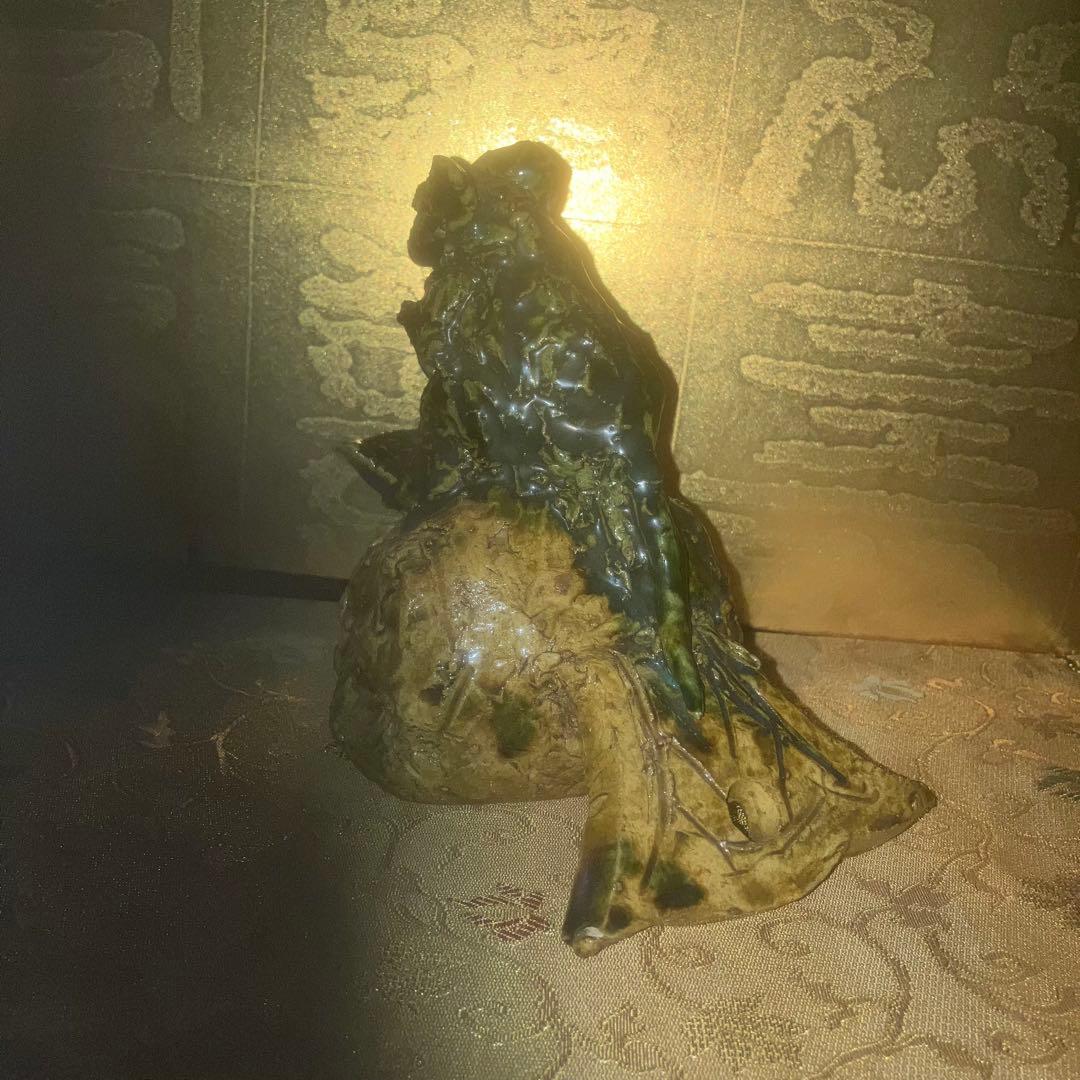 《特級呪物》財運を引き寄せる鼠と小槌のオブジェ　曰く付き　縁起物　宝くじ高額当選