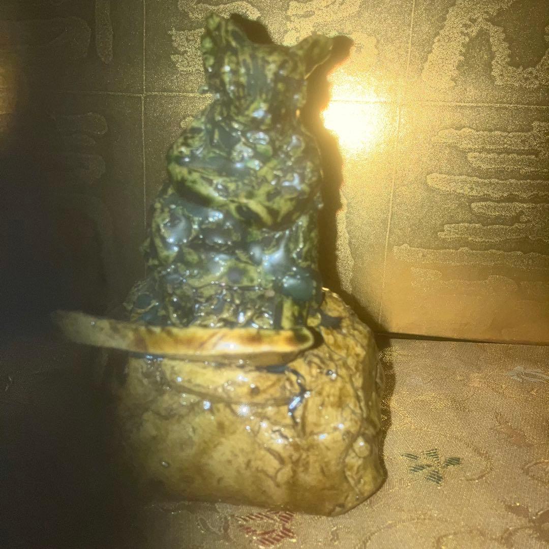 《特級呪物》財運を引き寄せる鼠と小槌のオブジェ　曰く付き　縁起物　宝くじ高額当選