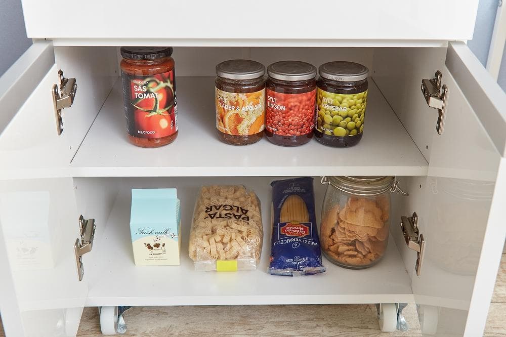 《新品・送料無料》レンジ台 キャスター付き 54cm