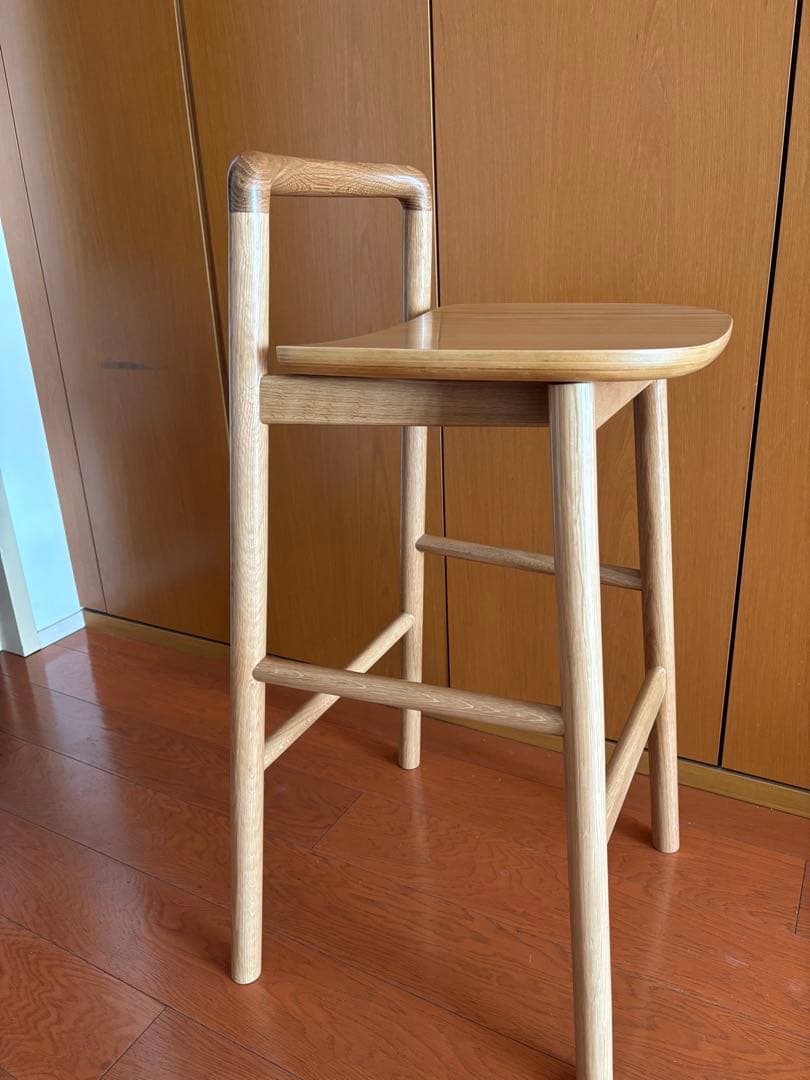 Flymee 木製カウンターチェア 1脚　着払い(引き取り可)