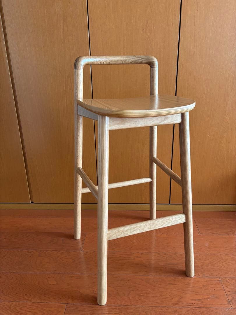 Flymee 木製カウンターチェア 1脚　着払い(引き取り可)