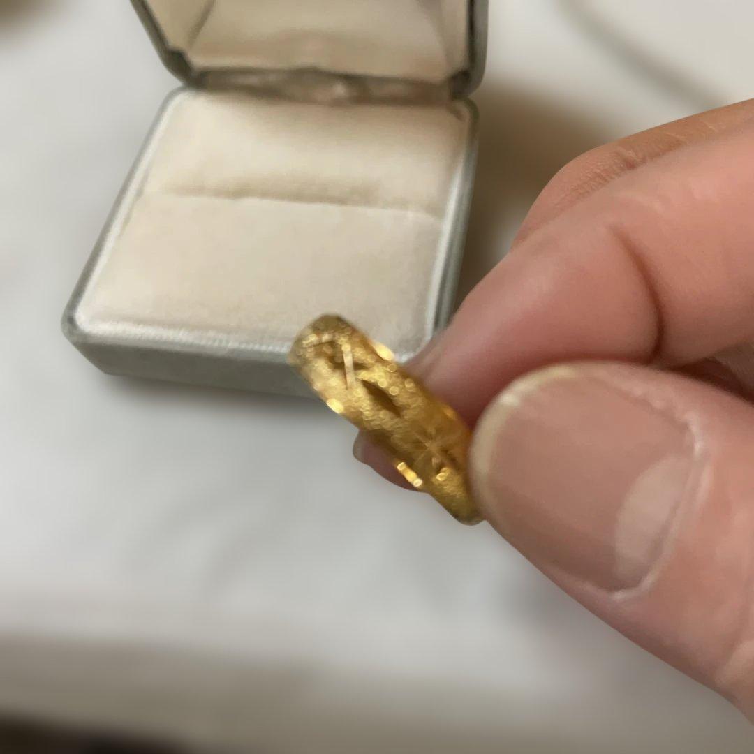 遺品整理 指輪 ゴールド系 刻印あり - メルカリ