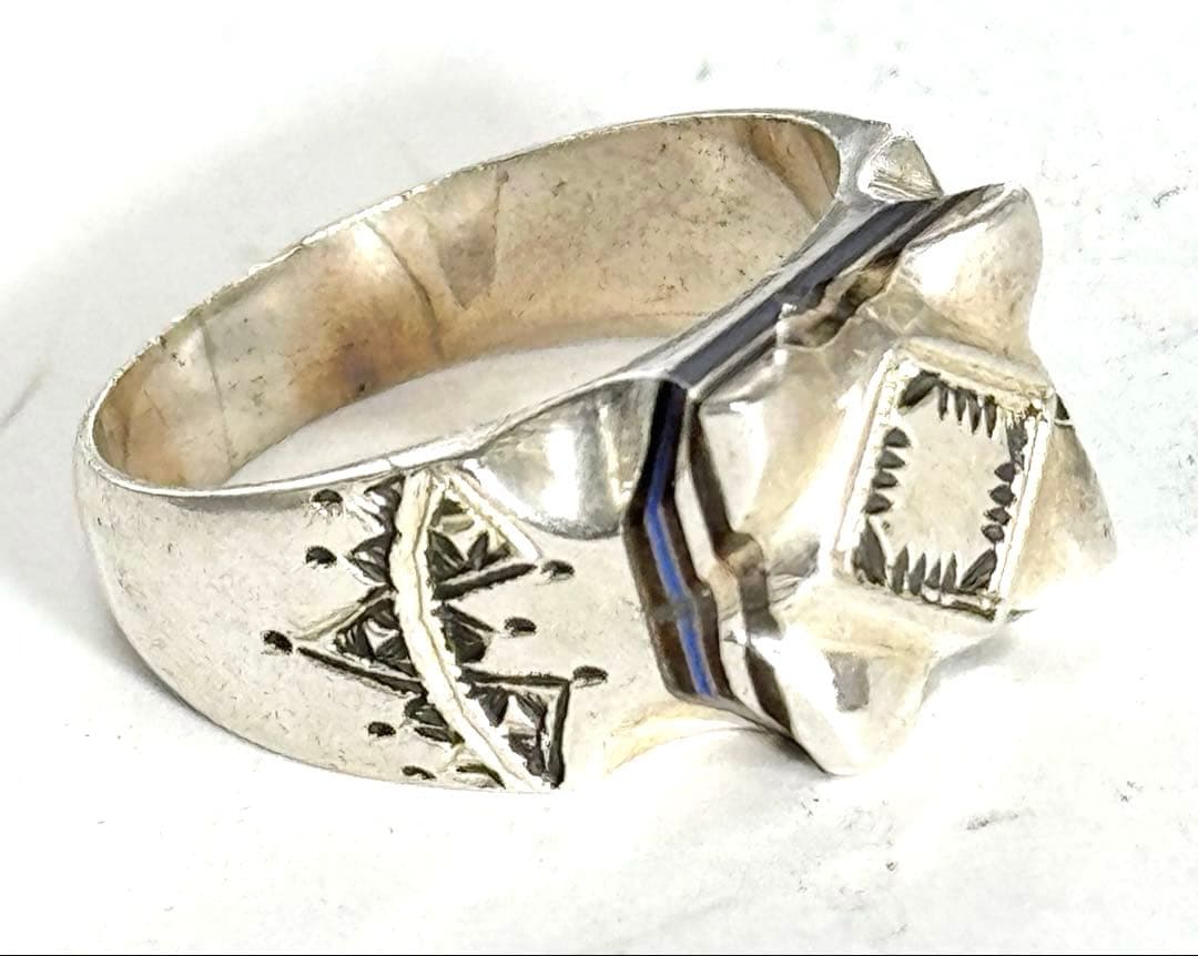 トゥアレグ族　ハンドメイド　さシルバーリング