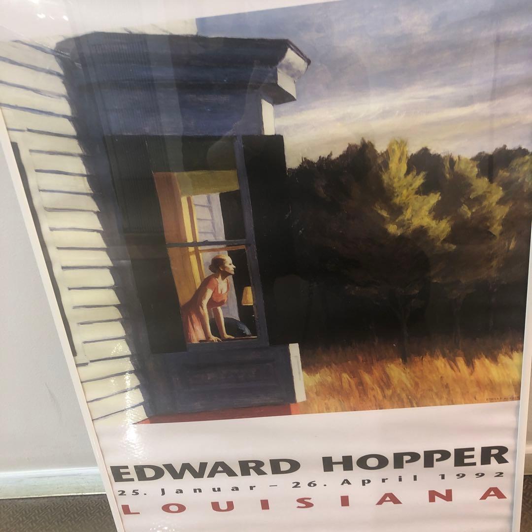 デンマーク限定！画家【エドワード・ホッパー】希少ポスター額入り