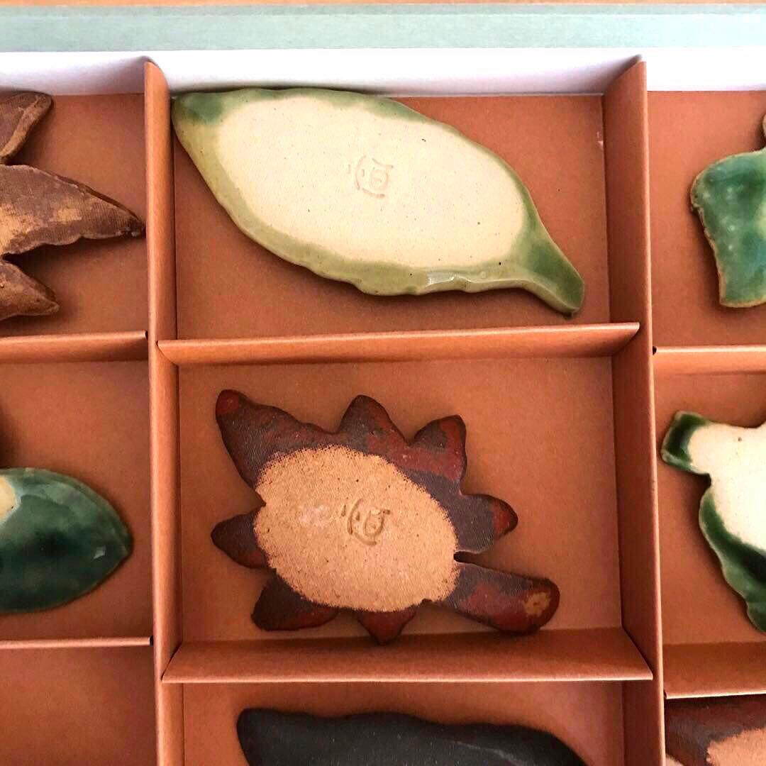 陶器 田中恒子さん　箸置き　セット