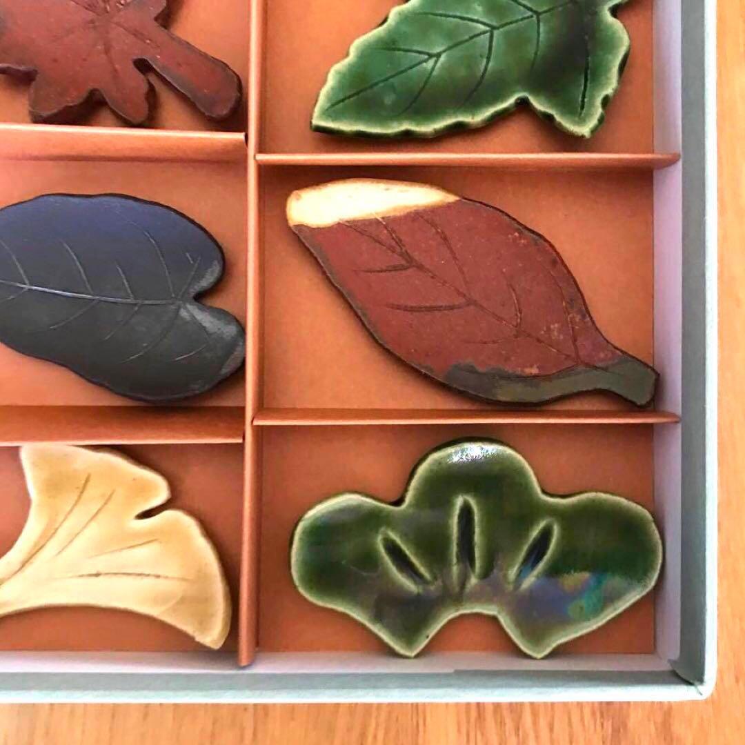 陶器 田中恒子さん　箸置き　セット