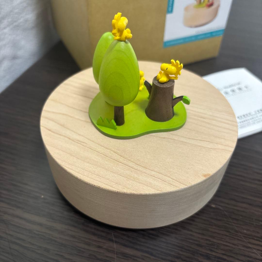 PEANUTS ピーナッツ スヌーピー オルゴール 木製 - メルカリ