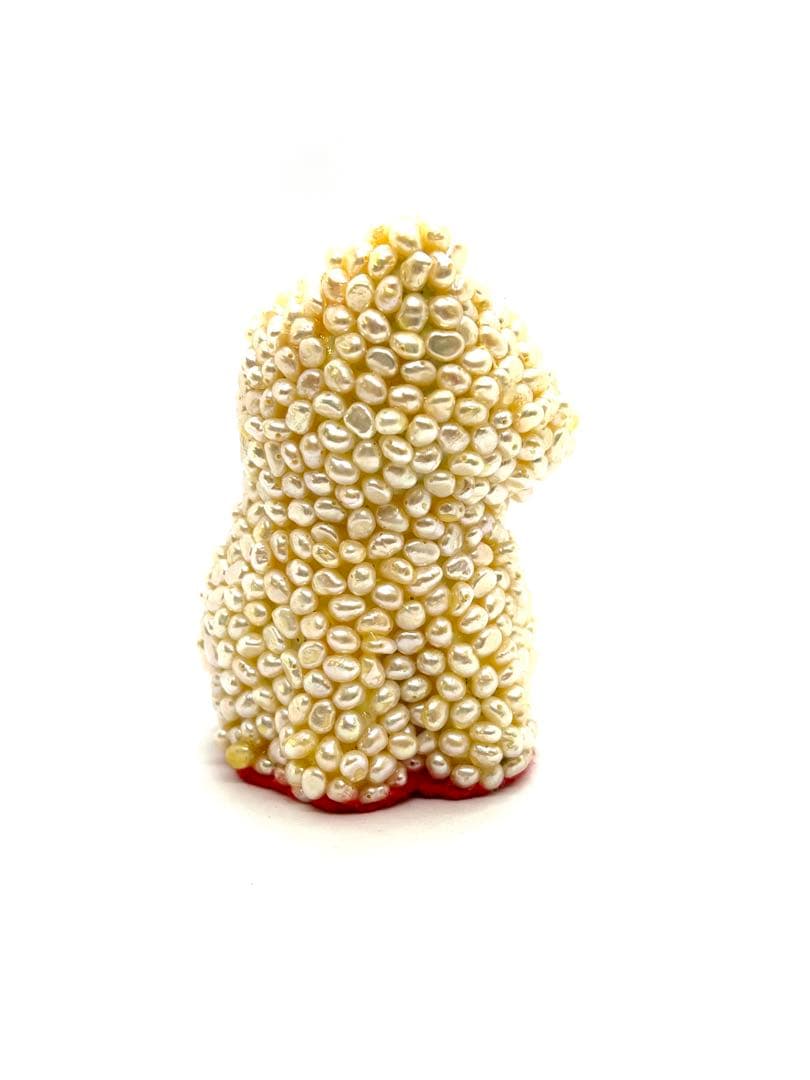 犬の置物とエンジェルフィッシュの２点セット