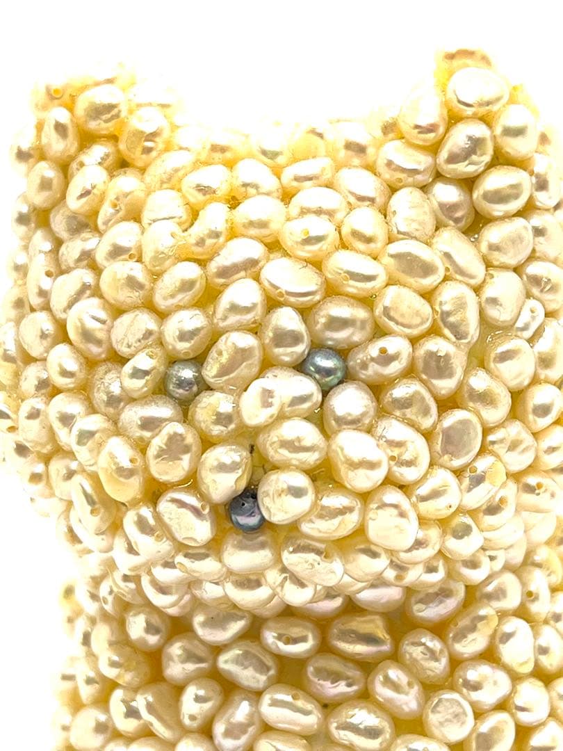 犬の置物とエンジェルフィッシュの２点セット