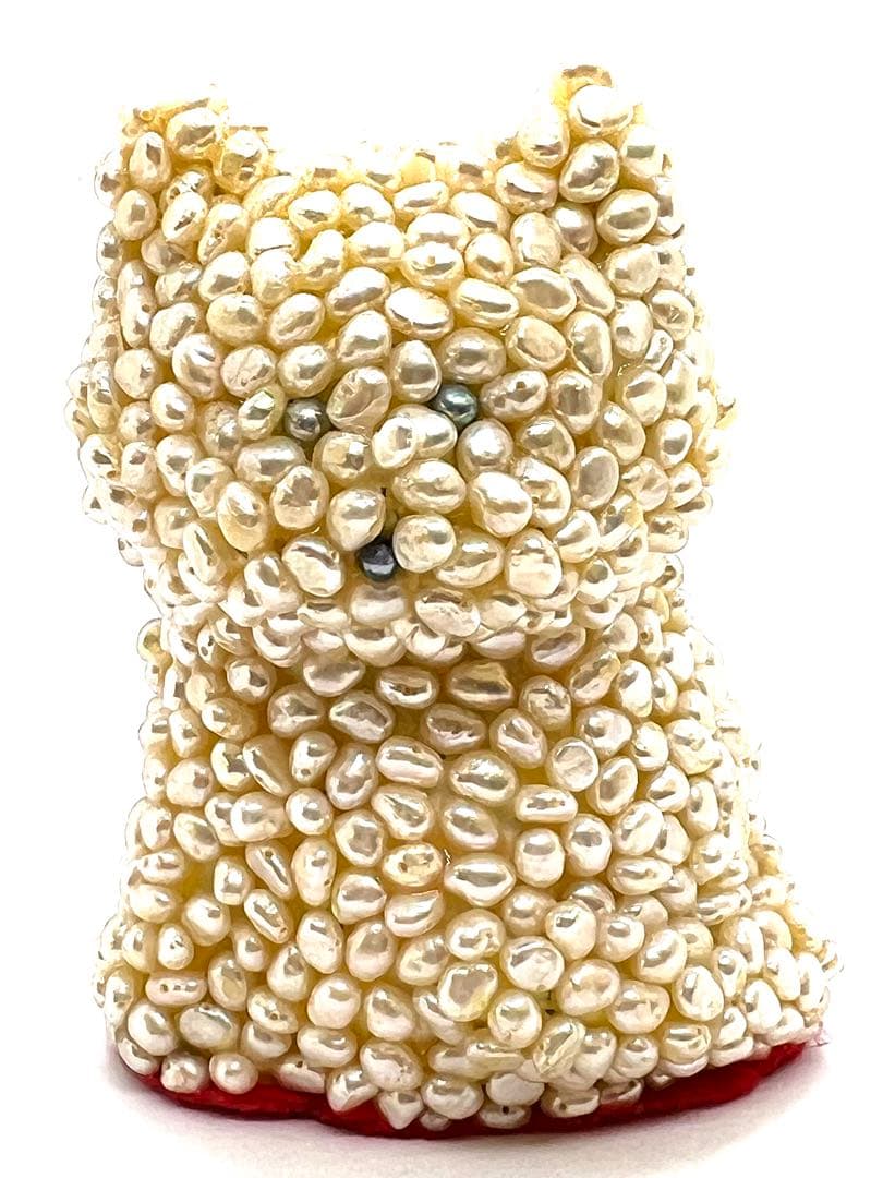 犬の置物とエンジェルフィッシュの２点セット